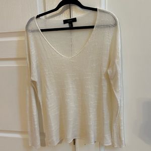 White sweater. Used but in great condition.